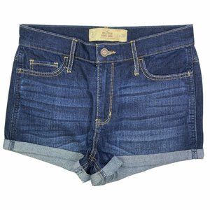 Hollister Short-Short Jean Shorts Cuff High Rise
